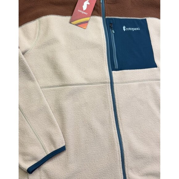 Cotopaxi XXL Abrazo FULL ZIP Fleece Jacket Men’s Acorn/oatmeal - Picture 4 of 11